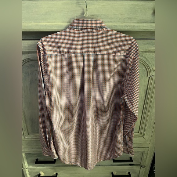 Vineyard Vines Red, White & Blue Plaid Slim Fit Whale Shirt Button Down - Picture 5 of 5